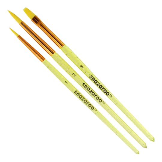 12 Packs: 3 ct. (36 total) Snazaroo™ Face Paint Brushes